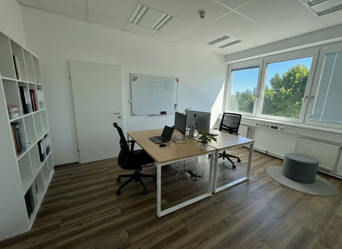 Two centrally accessible, air conditioned office rooms directly by the subway also perfect for startups