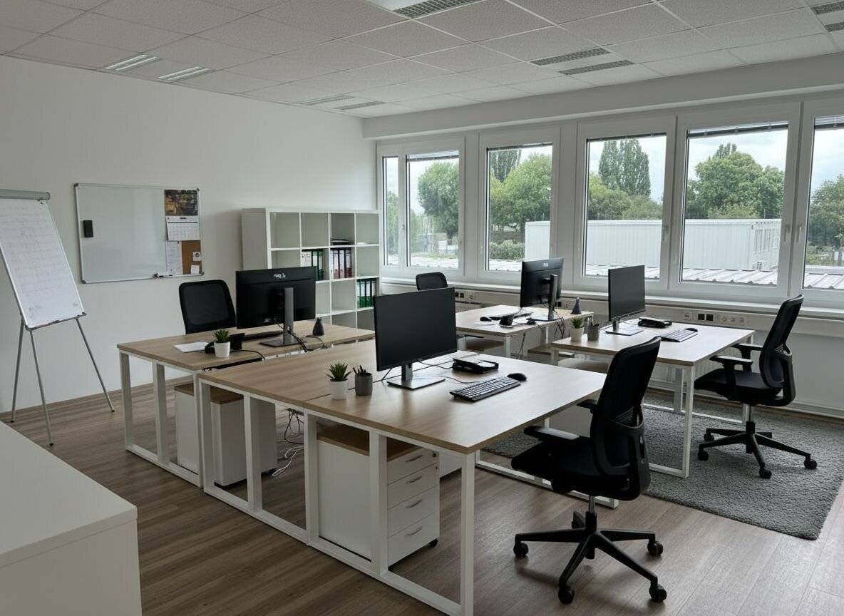 Pure efficiency: Central, modern, indefinite and directly at the subway Resize your office