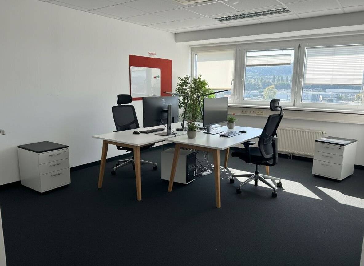 Efficient and central - Your new office - optional with practical storage box - IZ-NÖ Süd