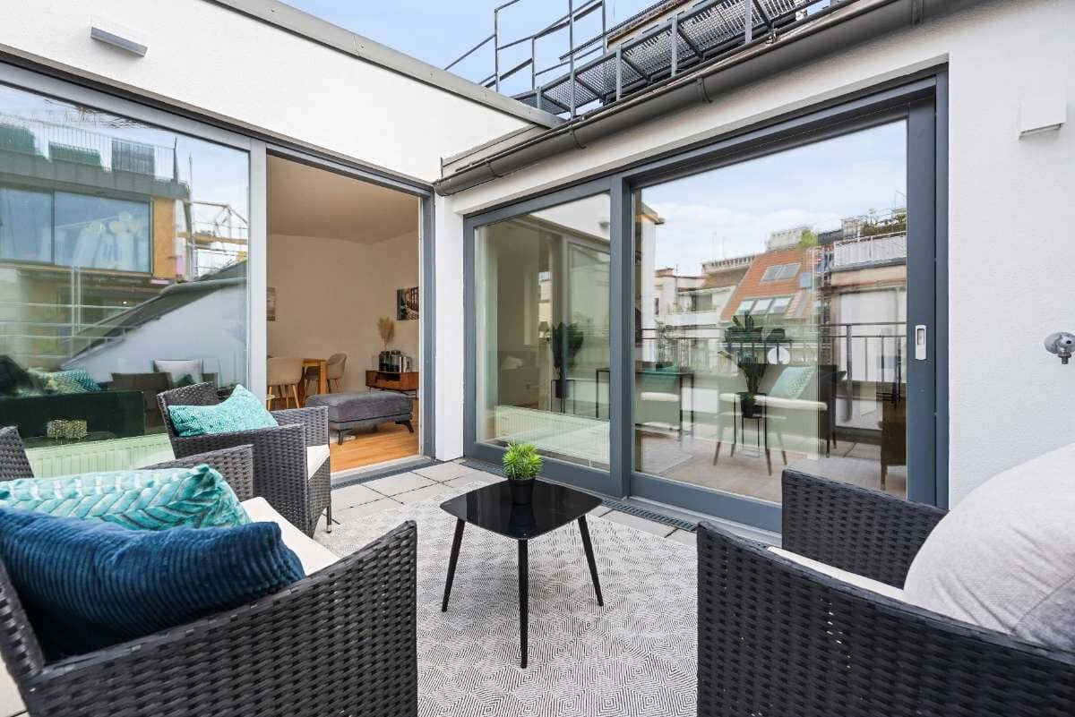 Dachgeschoßtraum  116m²  mit 3 Terrassen in Toplage 1090 Wien !