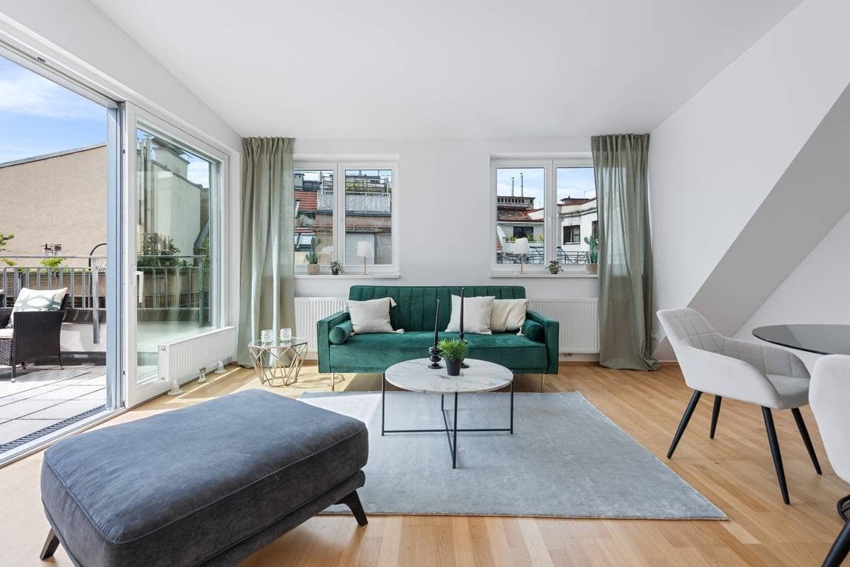 Dachgeschoßtraum  116m²  mit 3 Terrassen in Toplage 1090 Wien !