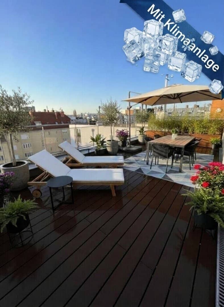 Luxurious penthouse in an upscale residential complex with pool, fitness area and concierge service","de":"Luxuriöses Penthouse in edler Wohnhausanlage mit Pool, Fitnessbereich und Concierge-Service."