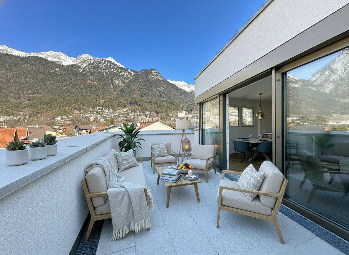 Dachgeschosswohnung in Hötting - Aussicht inklusive