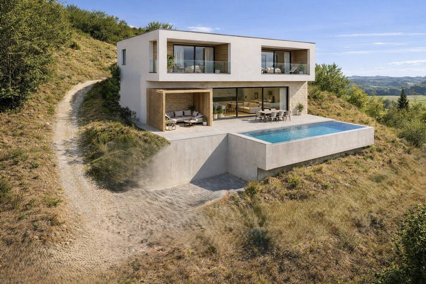 The idea is already there: realize your dream home in a panoramic location of Toppelsdorf