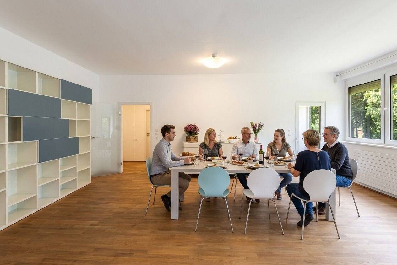 Ihr neuer Wohntraum mit Grünblick pur in Top-Lage - Durch Raumteilung 4. Zimmer möglich.