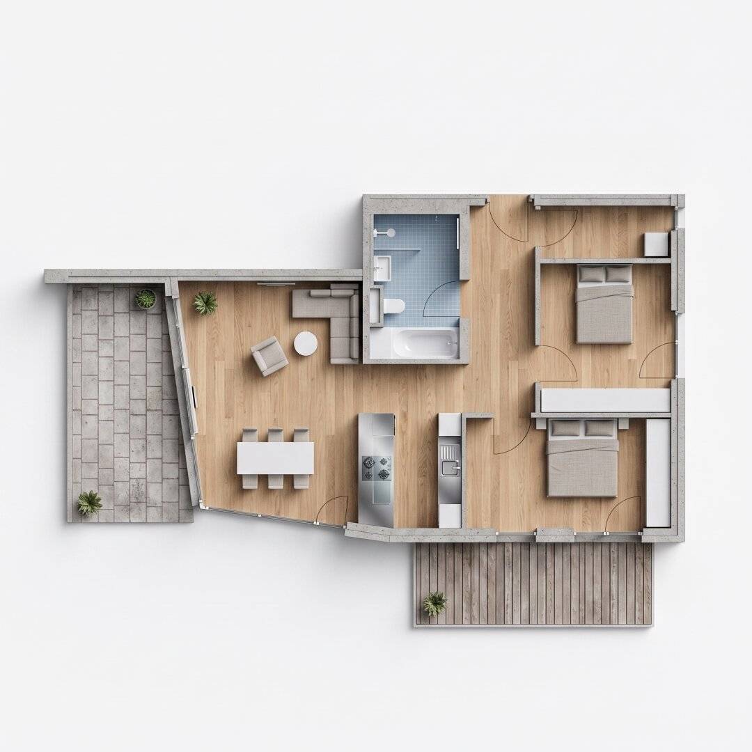 Auf höchstem Niveau: Dachgeschosswohnung in Hötting