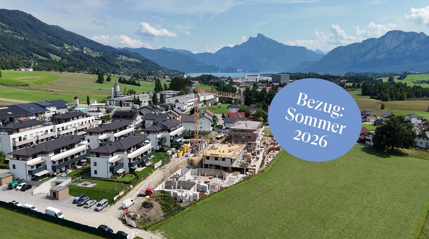 2 Zimmer Wohnung mit 102m² großer Gartenfläche in Mondsee