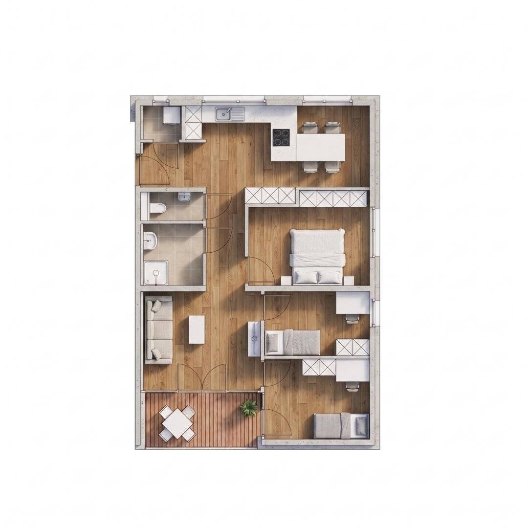 Familienfreundliche 5-Zimmer-Wohnung