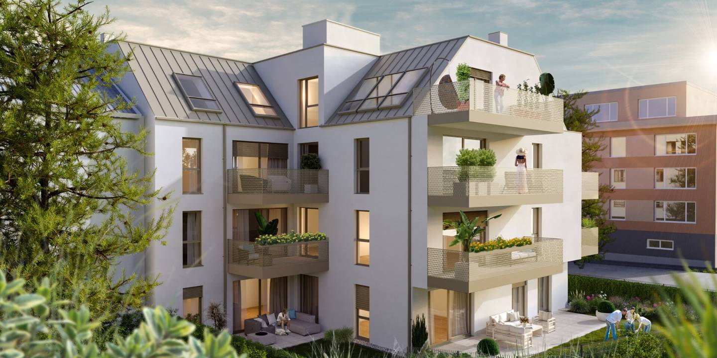 Living next to Schönbrunn Exclusive top floor apartment with large terrace Shell completed