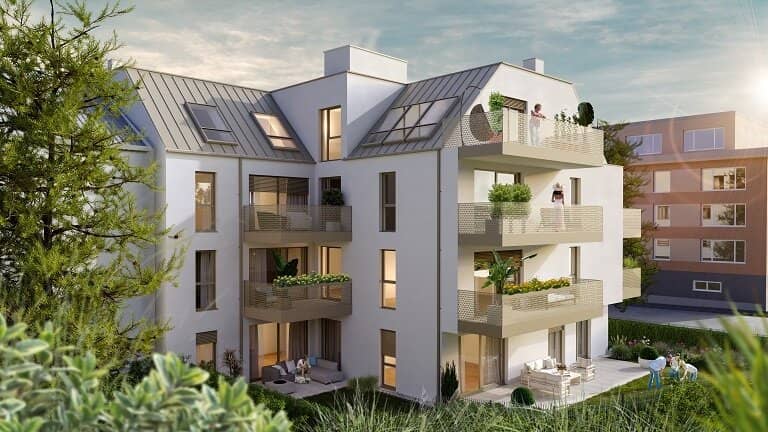 Dreamlike penthouse with a great view in an absolutely green tranquil location! Shell completed!