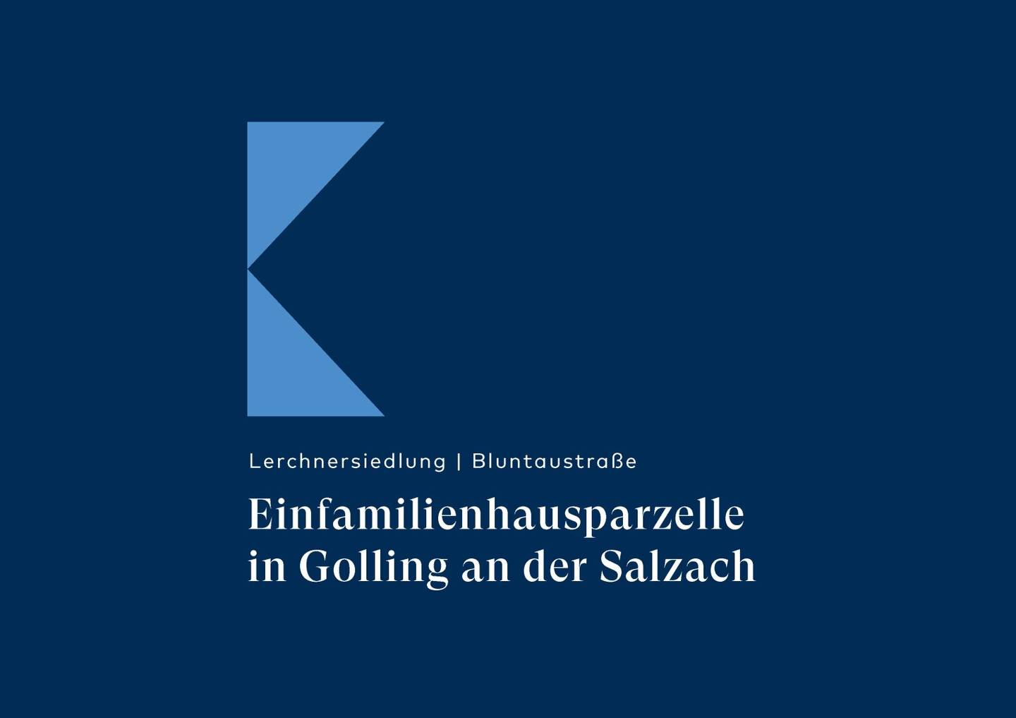 Einfamilienhausparzelle mit 405m² in Golling an der Salzach