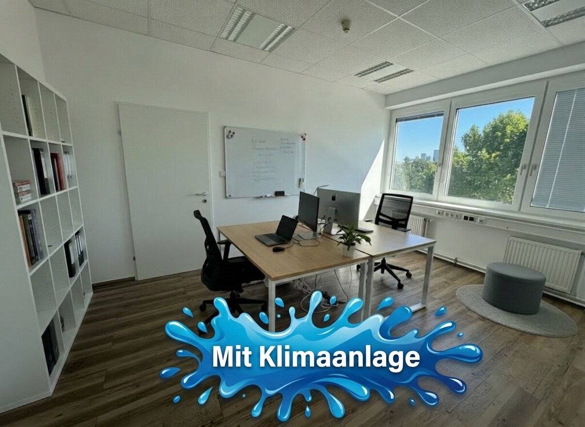 Air-conditioned office with new windows directly at the U-Bahn? Wait no, "Air-conditioned office with new windows directly at the U-Bahn"