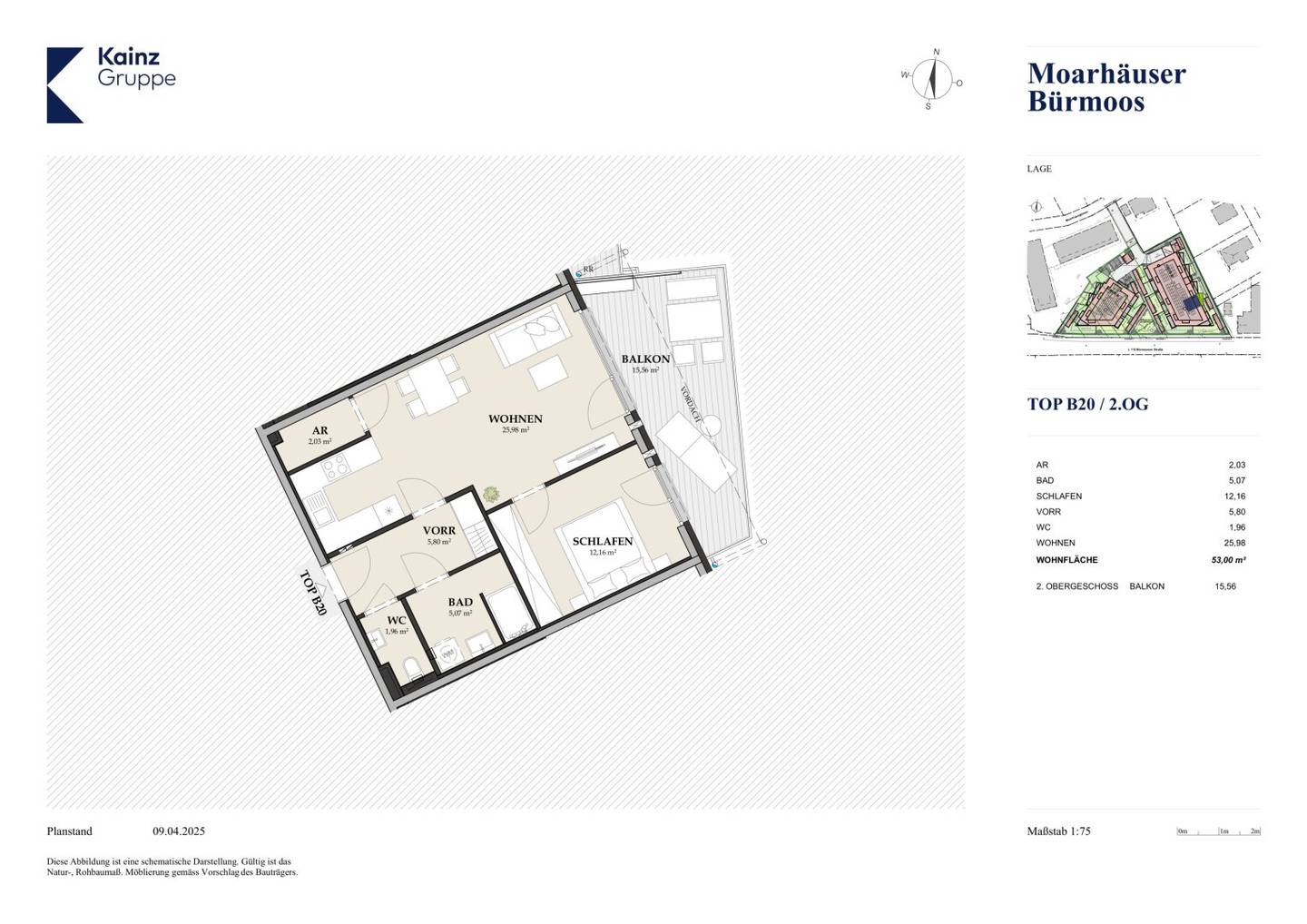 2 room apartment with sunny balcony in Bürmoosian? wait no, keep correct: 2 room apartment with sunny balcony in Bürmoos