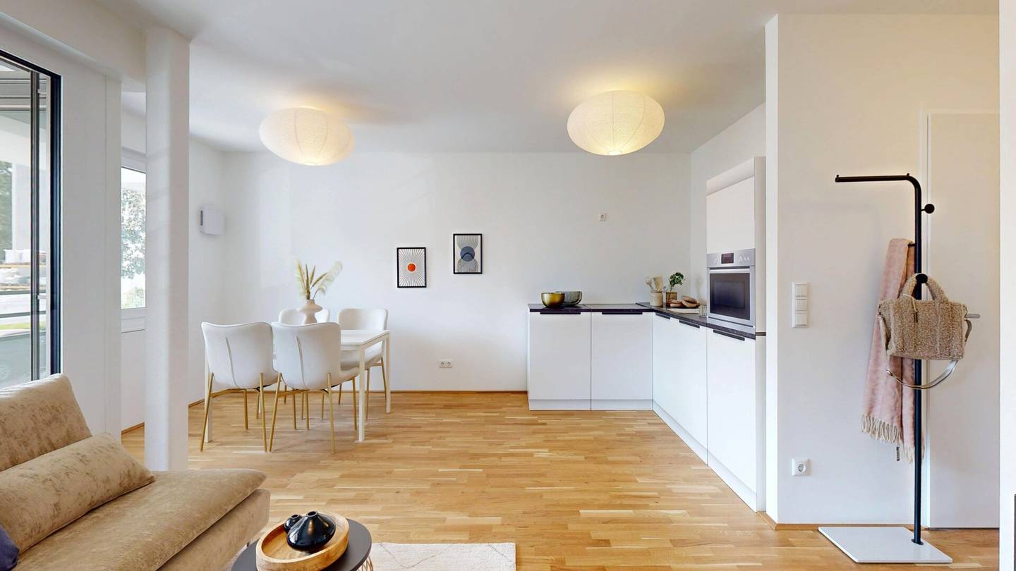 Ansicht Wohn- und Esszimmer