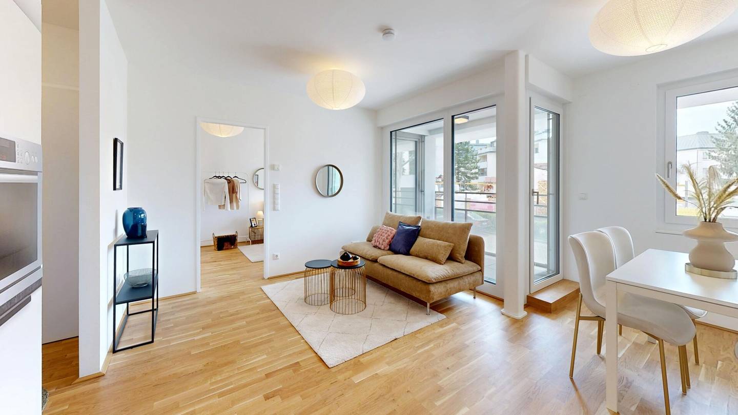 Ansicht Wohn- und Esszimmer