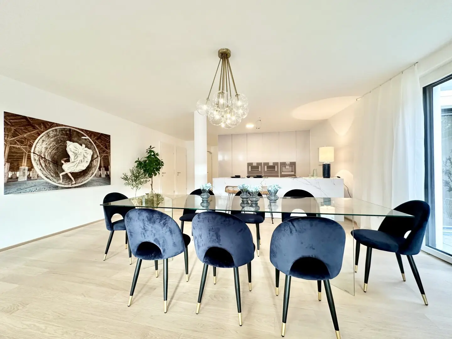 Ansicht Wohn- und Esszimmer