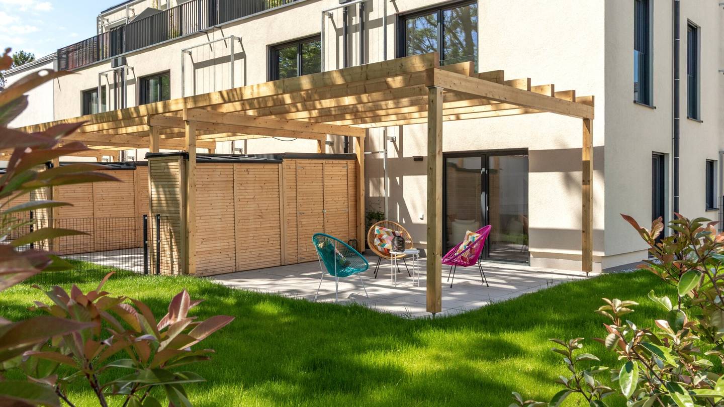 Ansicht Gartenterrasse