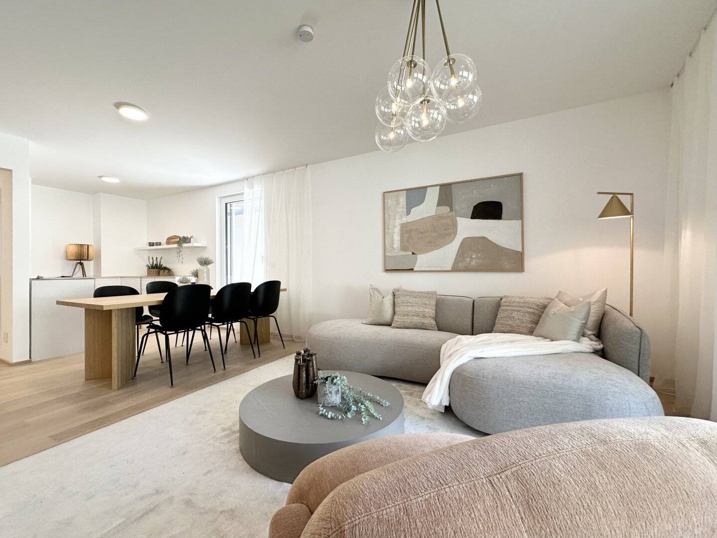 Ansicht Wohn- und Esszimmer