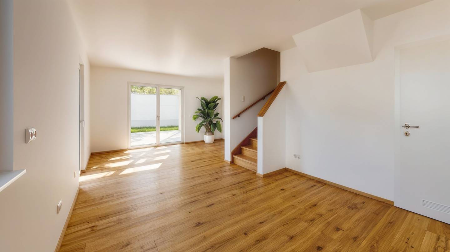 Wohnzimmer ohne Möbel