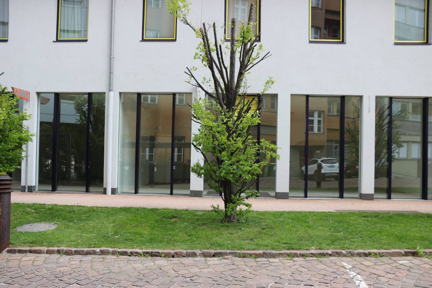 Spacious, barrier-free office spaces 171 m² on the ground floor at Landhausplatz