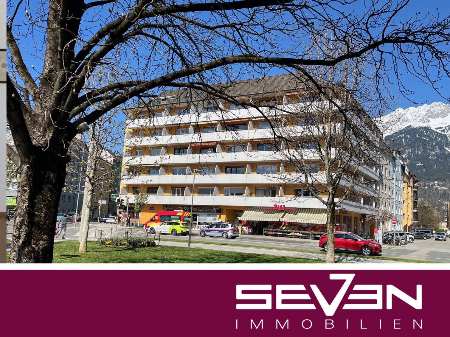 Spacious 2 room apartment with separate kitchen, optional TGAP Pradl
