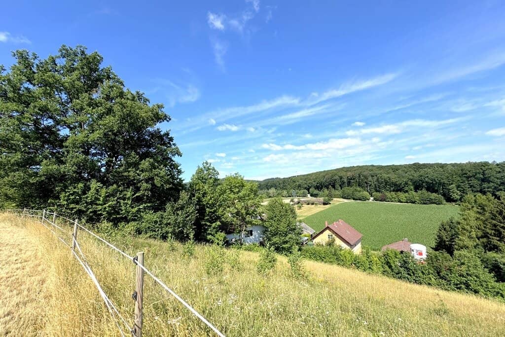 Absolute Ruhe. Aussichtslage. Sackgasse. Rundherum Grünland.