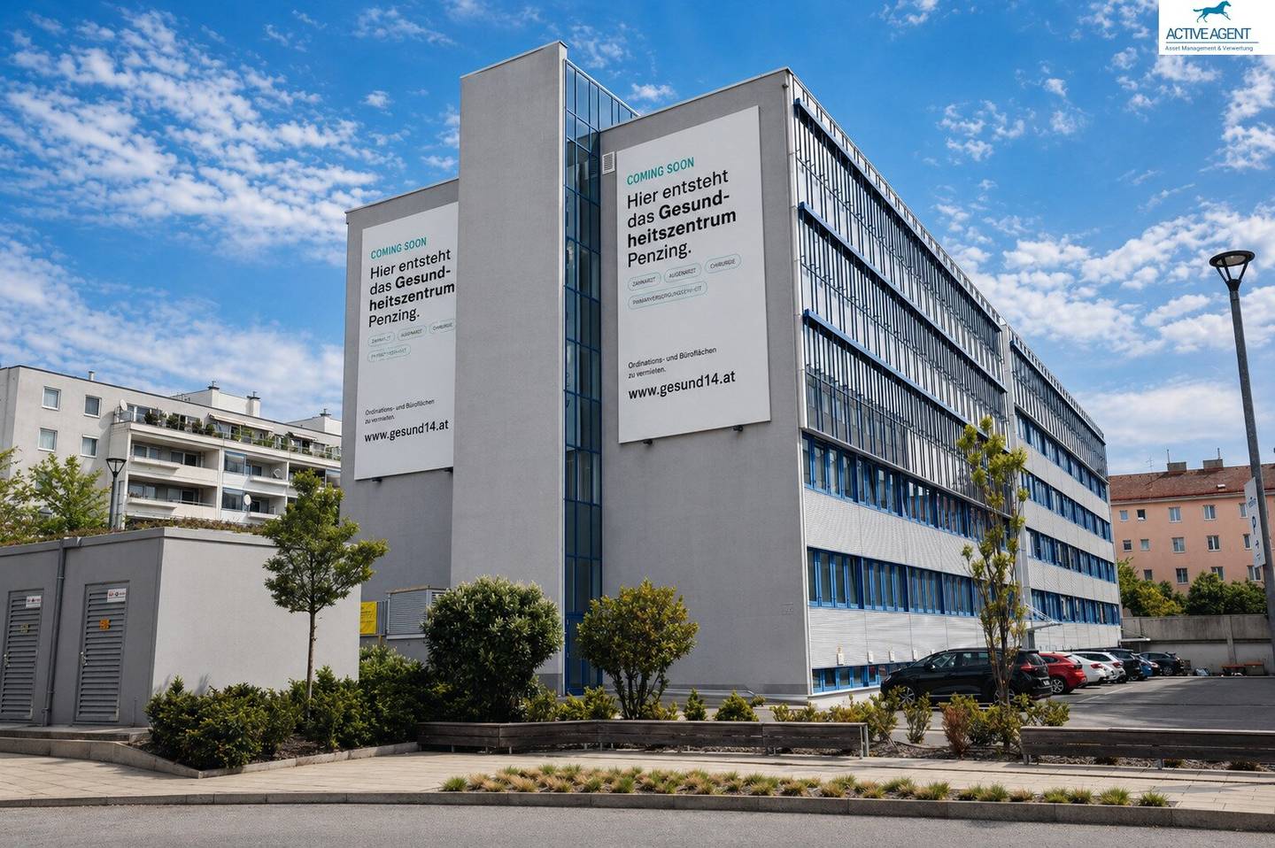 Ground floor space for practice / office space in the Health Center Penzing for rent