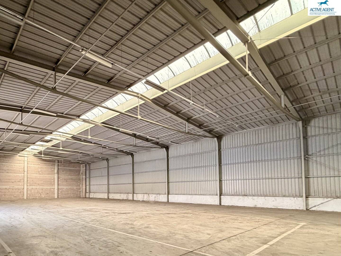 Large warehouse/sales/production space with a large asphalted forecourt in Wr. Neustadt for rent