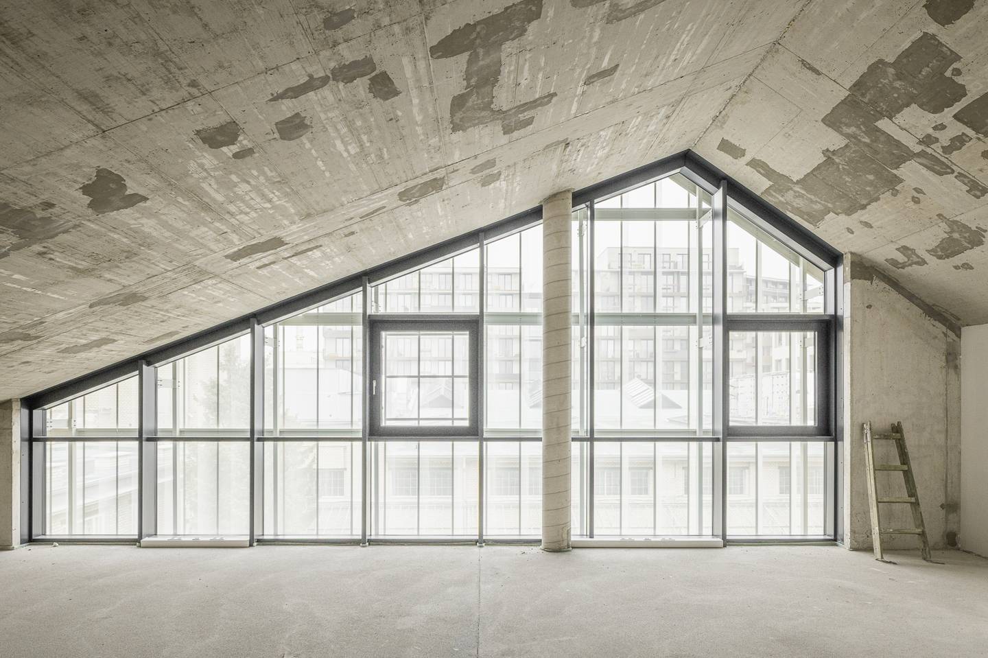 Apartment historic architecture meets modern offices in Fabrik1230