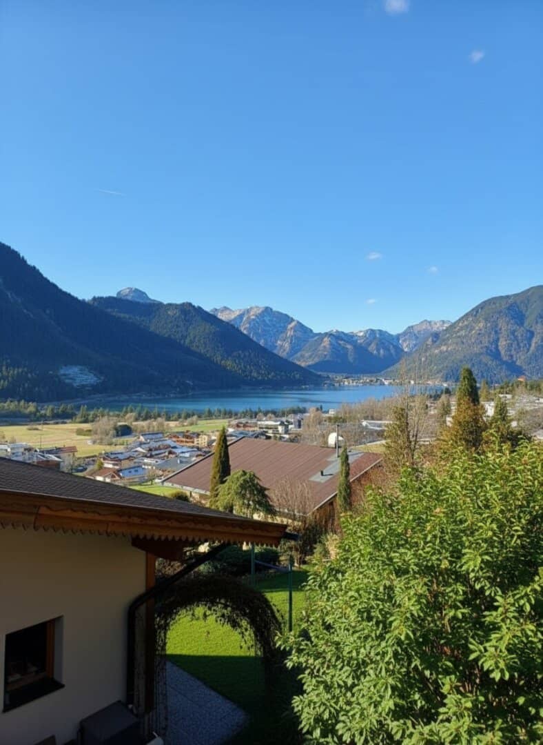 Sonnig gelegenes Gästehaus mit Achenseeblick