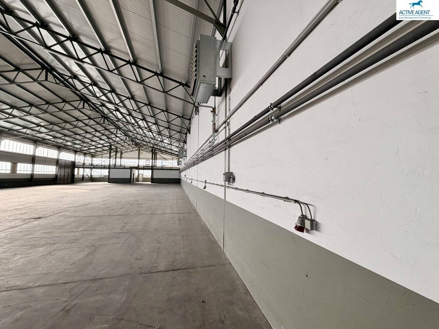 New affordable large (1,267 m²) warehouse and production hall near Schwechat Airport for rent