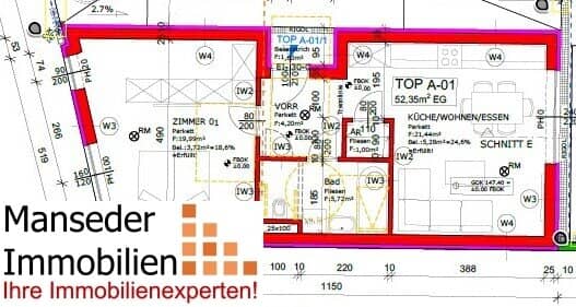TOLLE NEUBAU-EIGENTUMSWOHNUNG! 52,35 m²!
