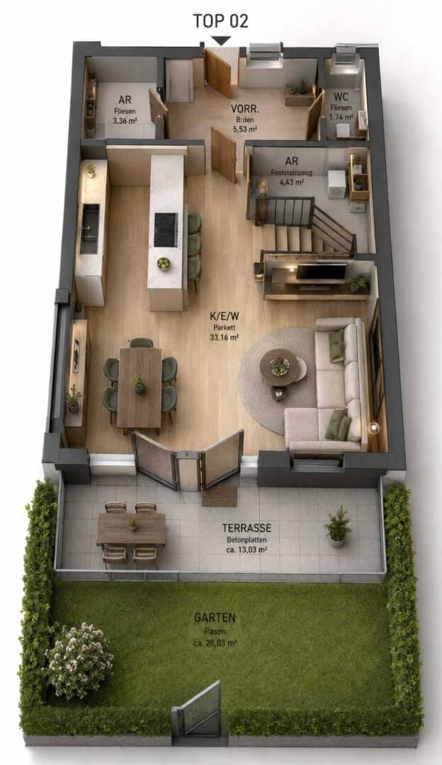 Thalgau Zentrum Gartenmaisonette/Provisionsfrei