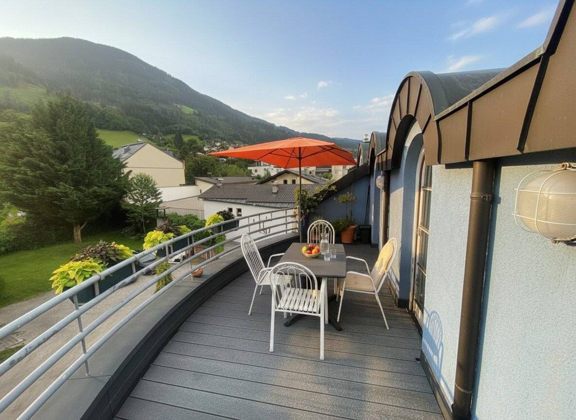 Wohn- und Geschäftshaus mit toller Dachgeschoßwohnung in ruhiger, sonniger Stadtrandlage von Schwaz
