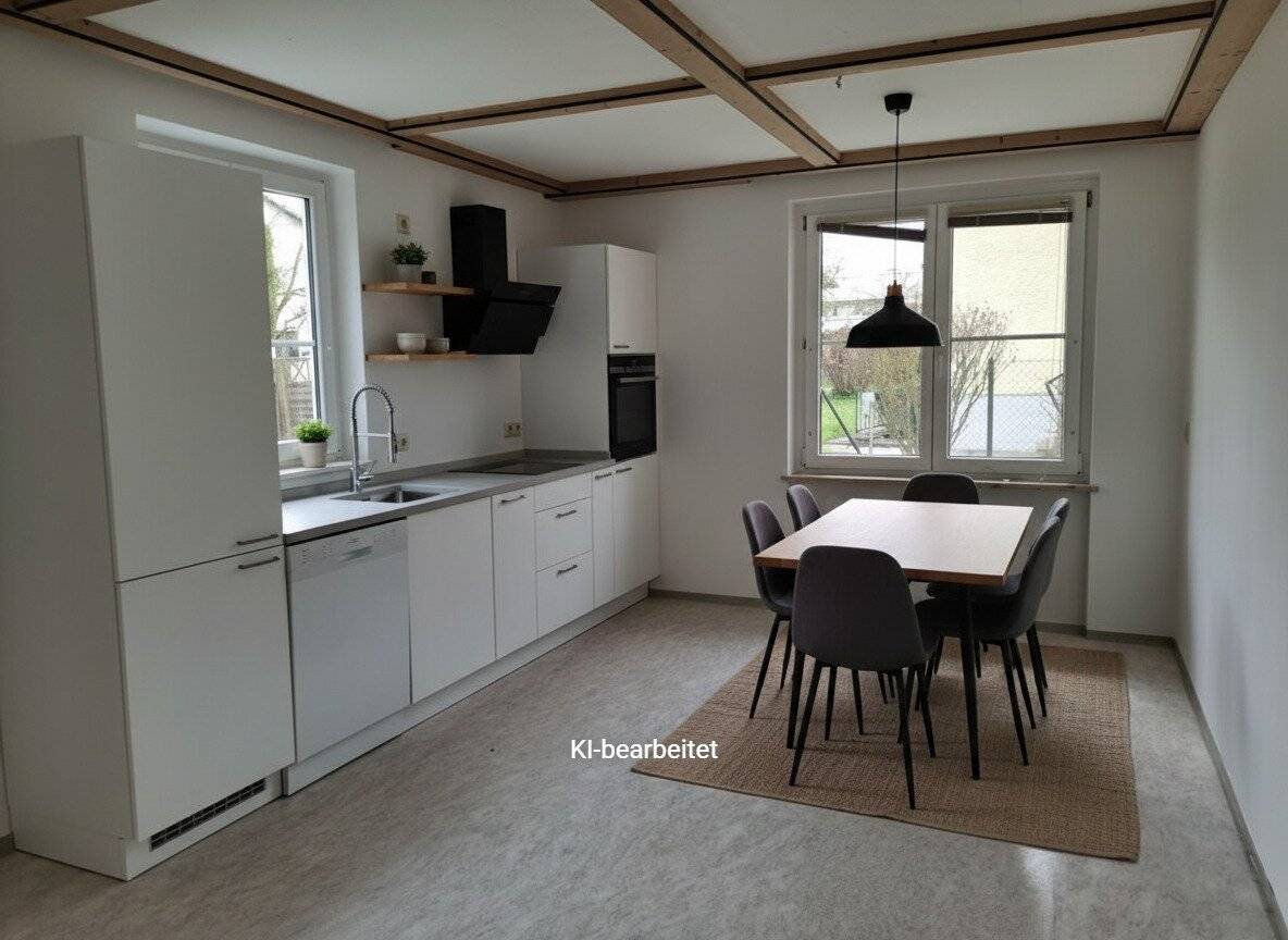 Spacious three room apartment with terrace and garden use in quiet residential area in Ried