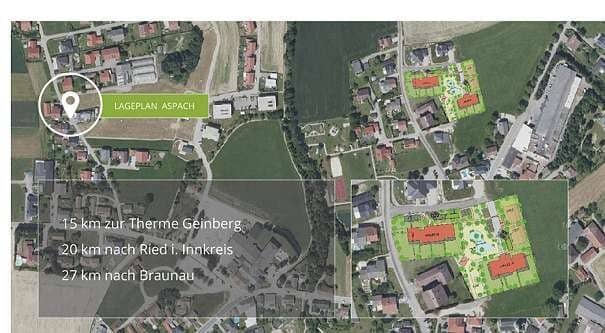 PKW-Tiefgaragen- und Freistellplätze zum Kauf in moderner Wohnanlage in Aspach
