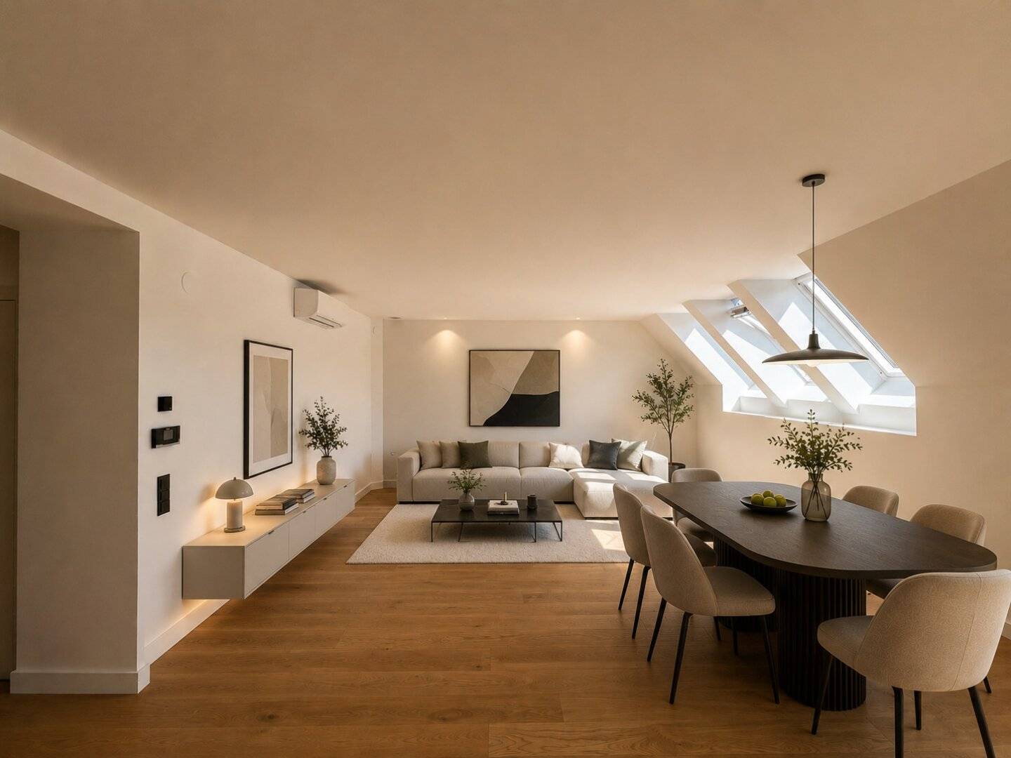 Design-Dachgeschoss-Maisonette mit Dachterrasse und traumhaftem Blick I ERSTBEZUG