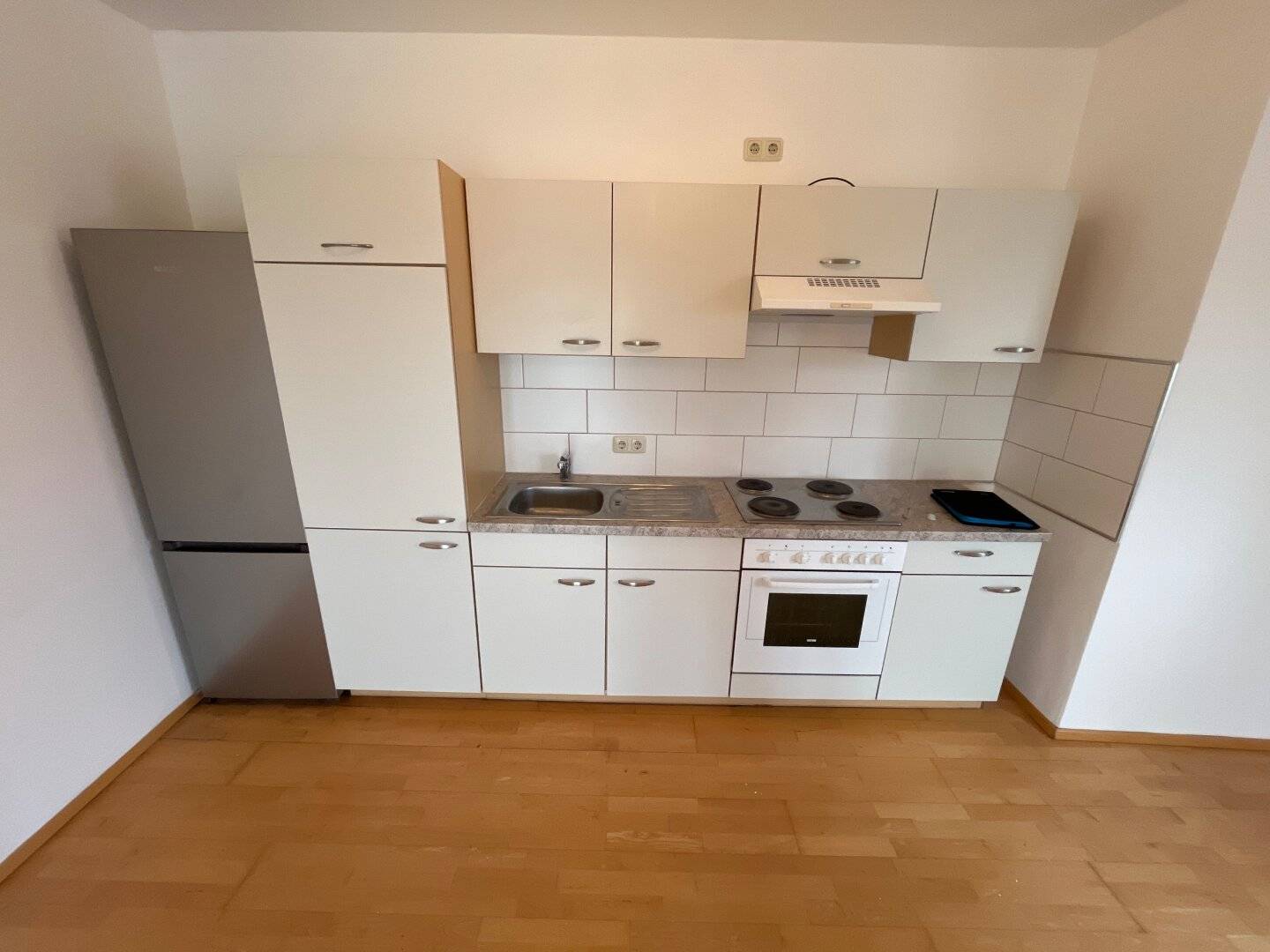 Two room apartment with fitted kitchen and small balcony