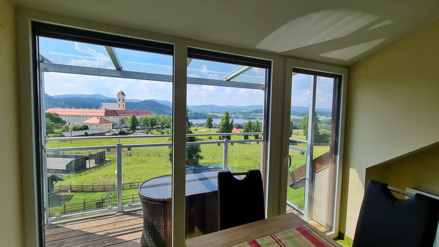 Längsee lake view apartment with private beach