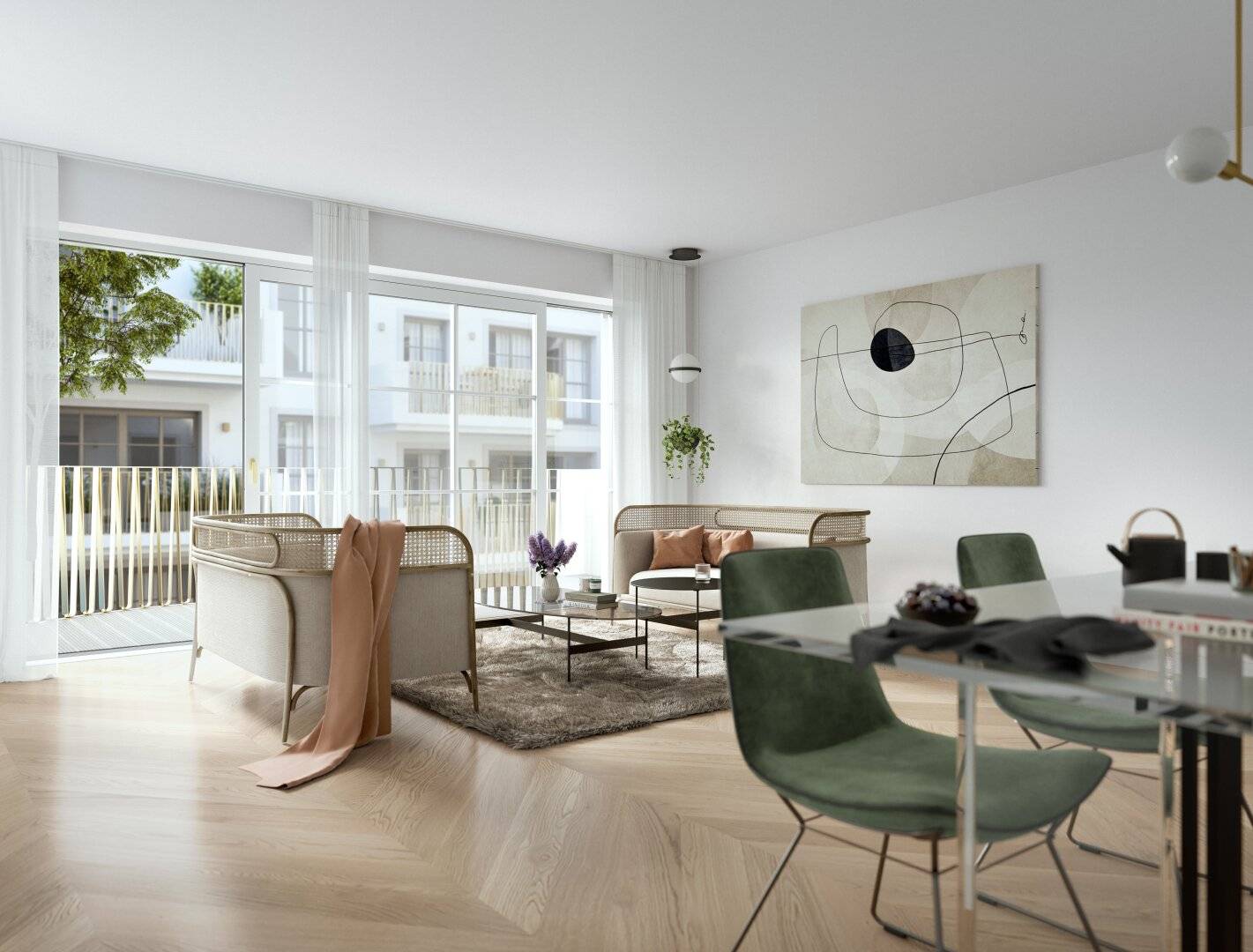 Two room living dream with balcony | THE FUSION