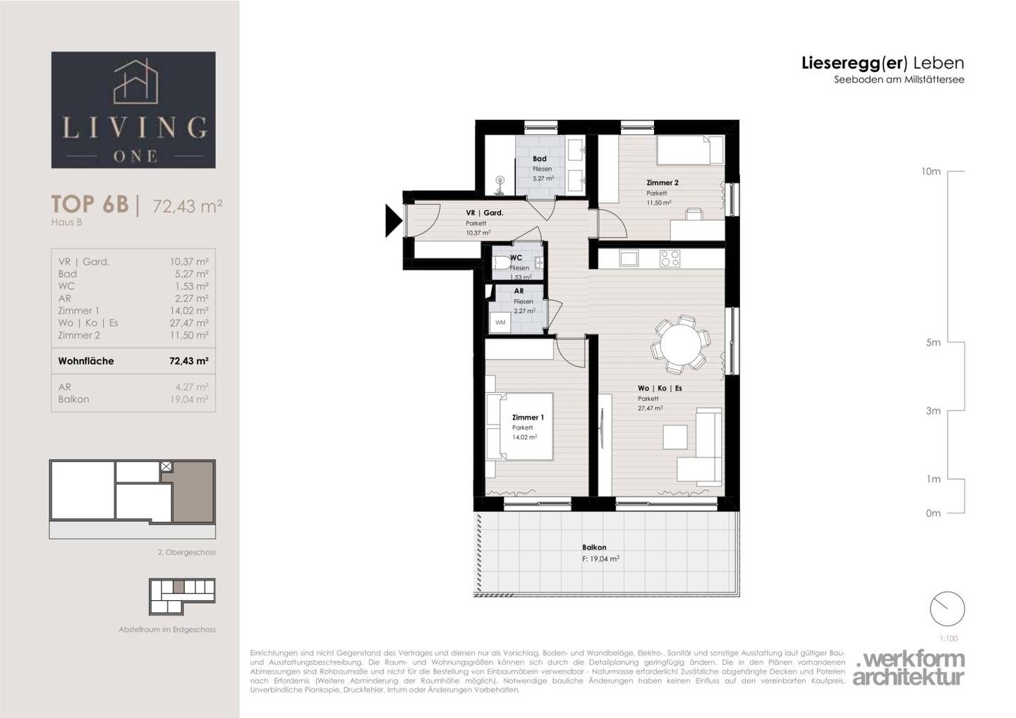 LIESEREGG: Exklusives Penthouse mit Weitblick / Top 6B