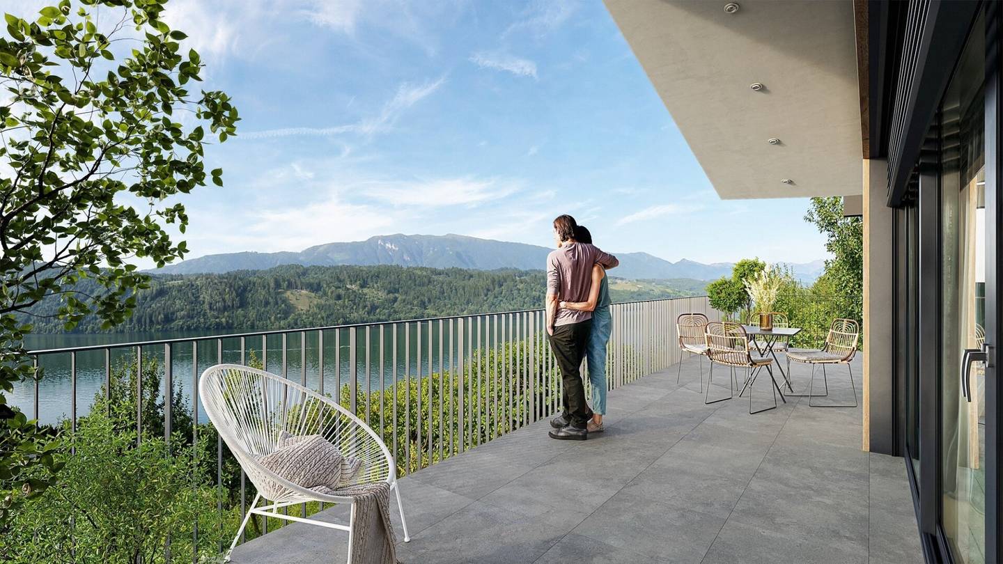 BVH Pflügl Millstatt -  Blick Terrasse