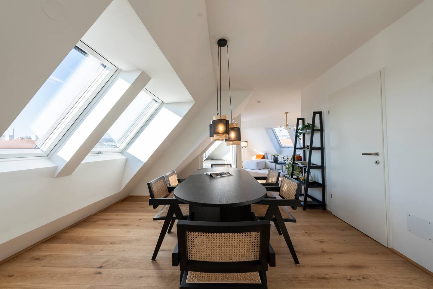 Top floor apartment with private roof terrace
