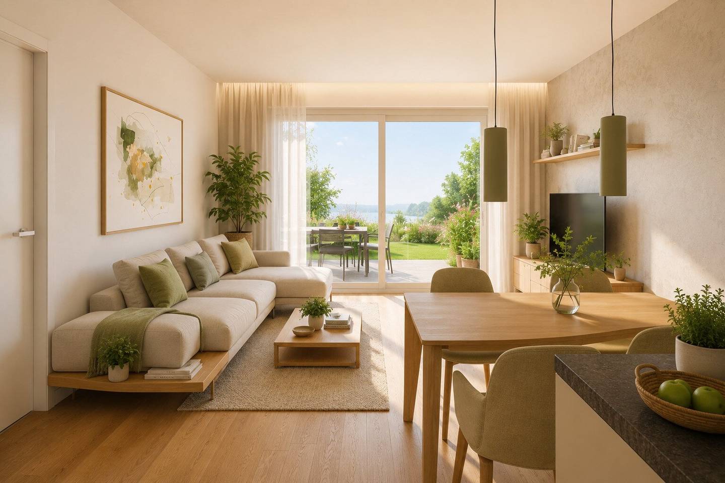 Ebenerdig und exklusiv - moderne Gartenwohnung in Toplage (B2)
