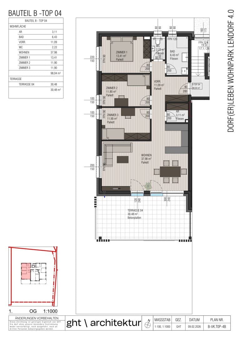 Raumvielfalt: Große 4-Zimmer-Wohnung im Herzen von Lendorf (B4)