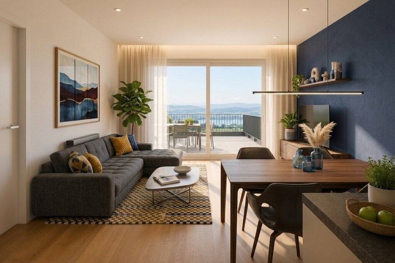 Dachgeschossgenuss: Design-Penthouse mit Panoramablick (B8)