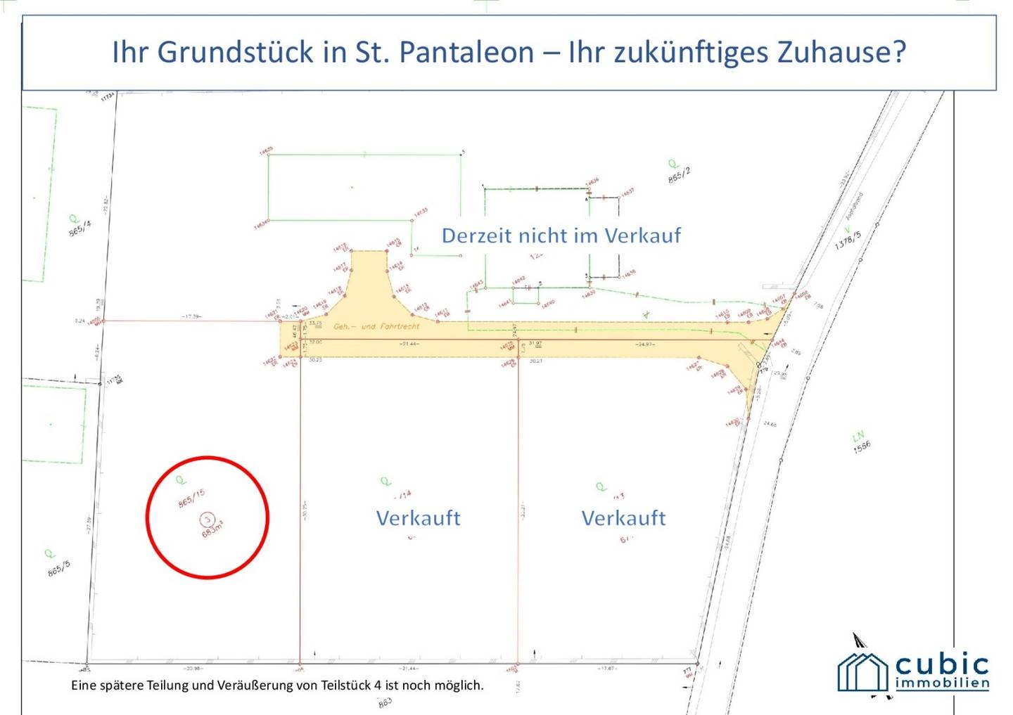 Bauen in St. Pantaleon_Grundstücksreserve am Grünland; Nähe Höllerersee