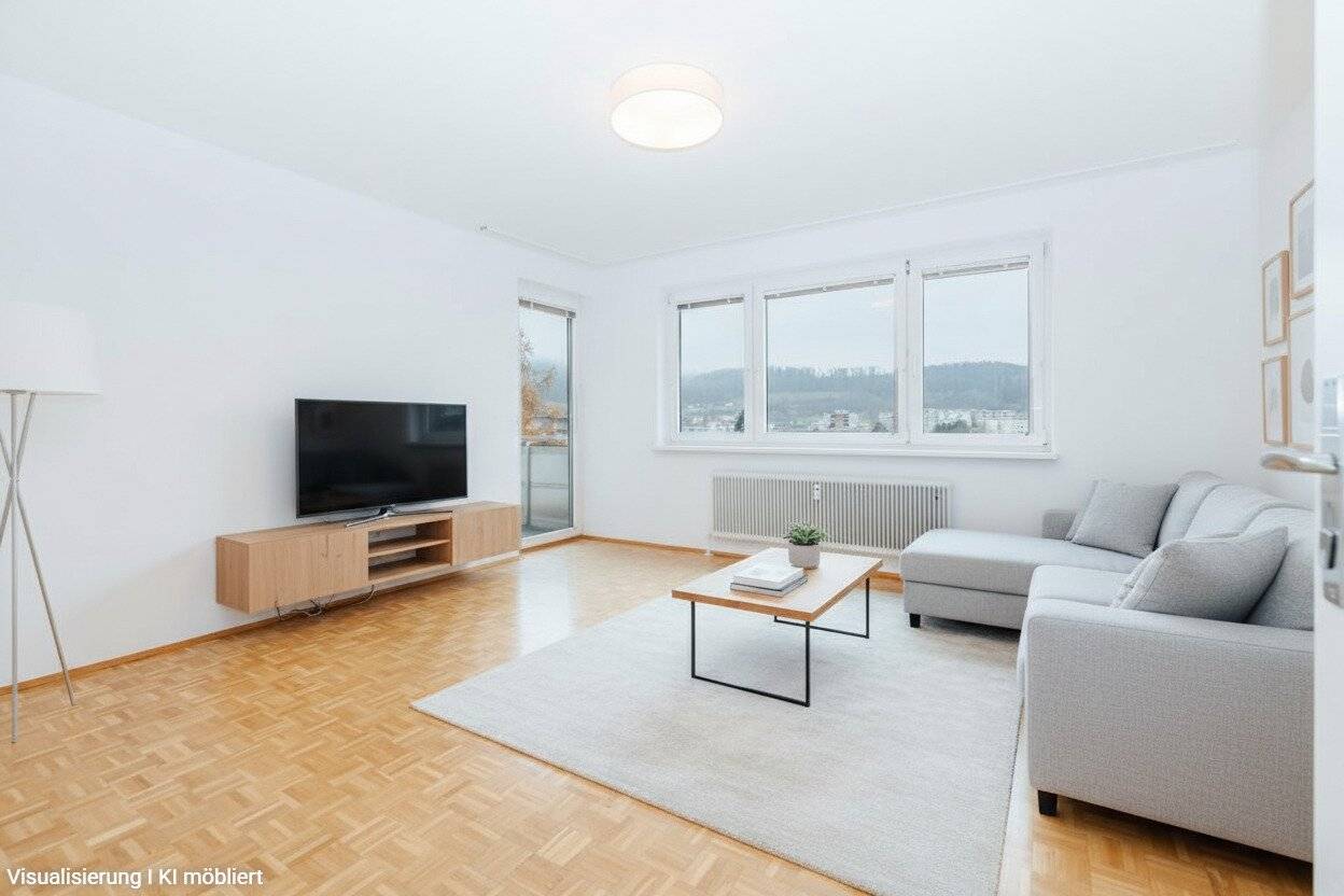 Bright owner-occupied apartment with loggia I quiet view location I 6th floor with wide view I Projekt Wohnen