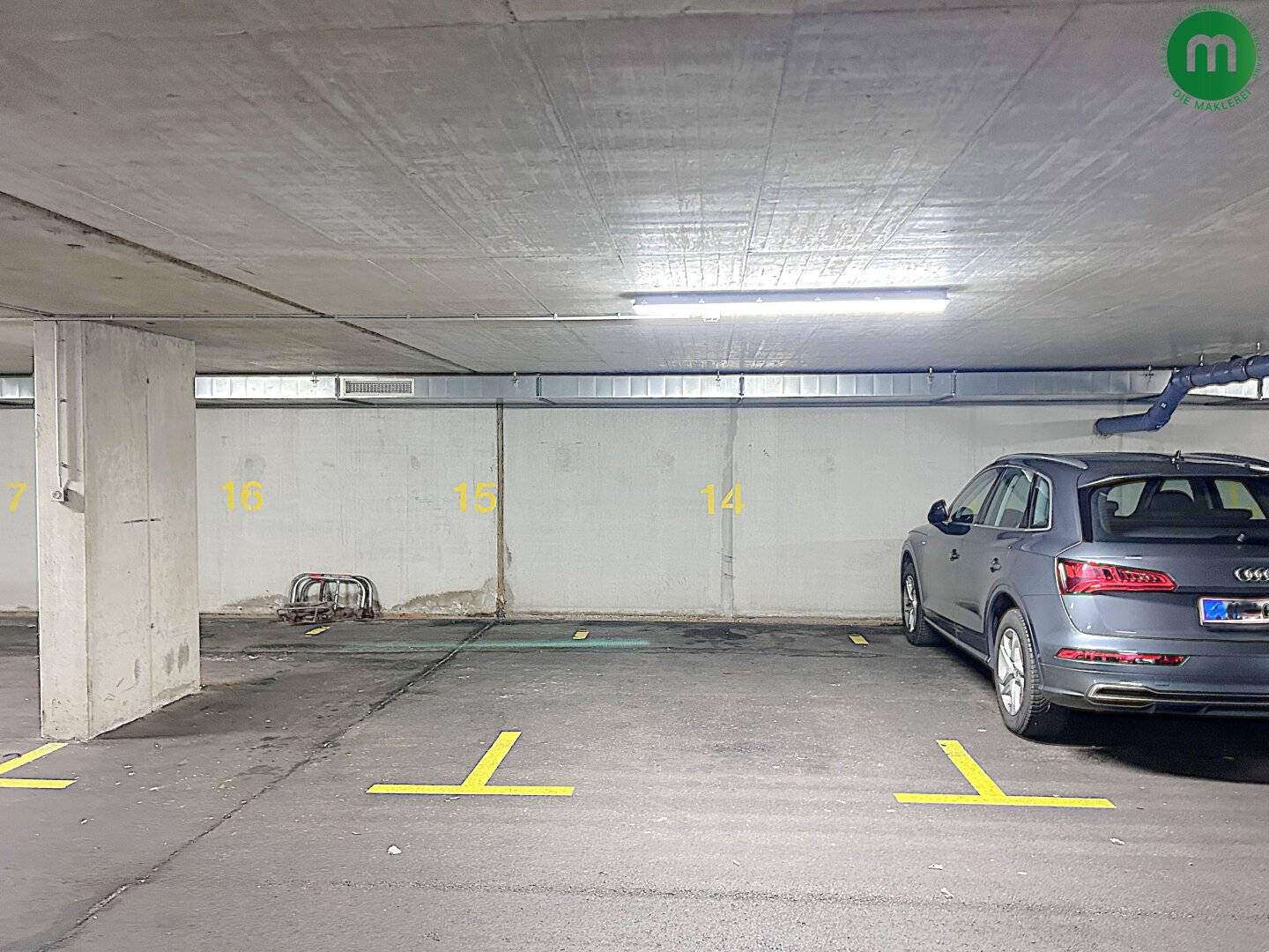 Underground parking space in 1110 Vienna near VS Rosa Jochmann