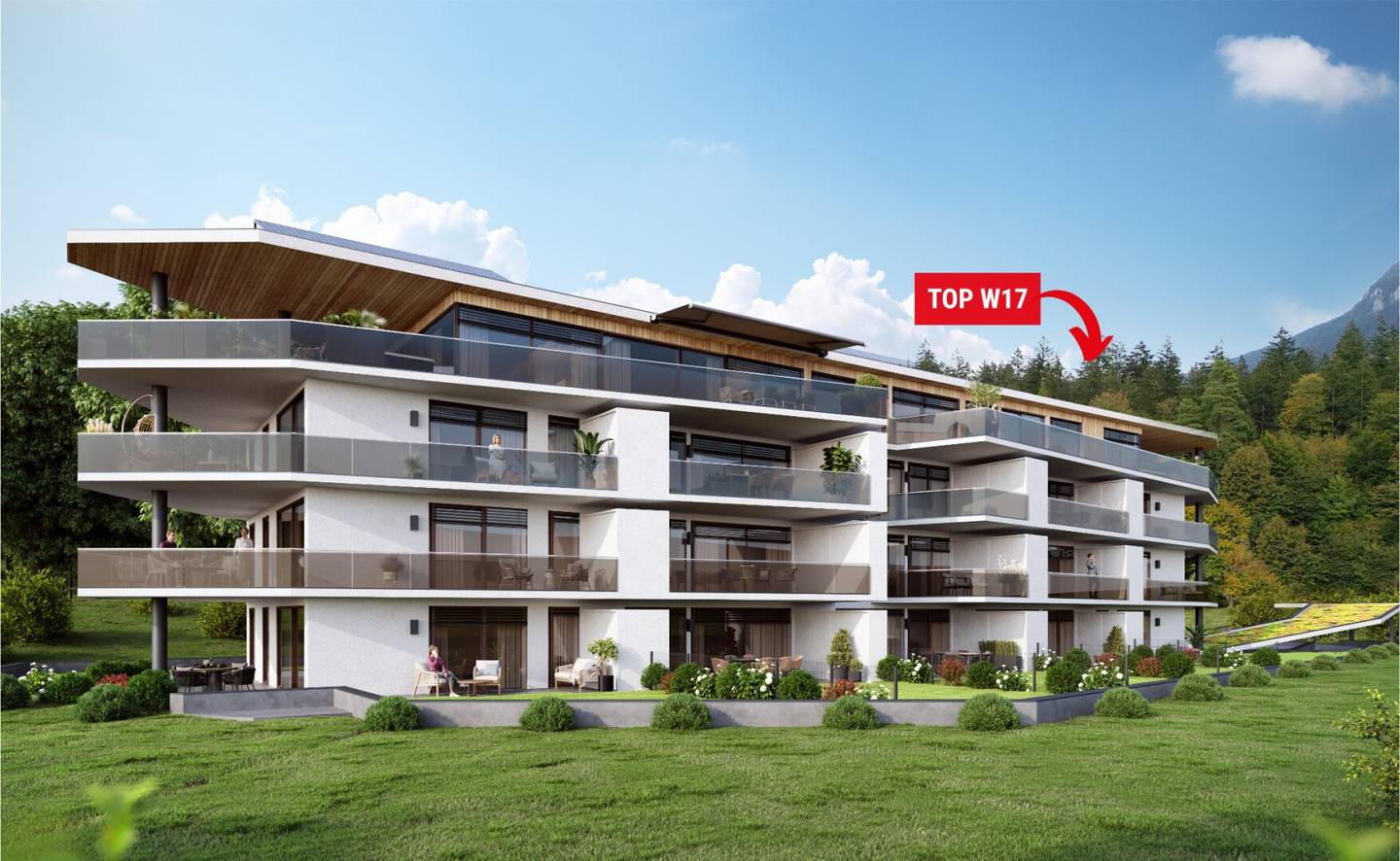 Premium Southeast Penthouse with 152 m² Panoramic Terrace Naturresidenz Kaiseraufstieg